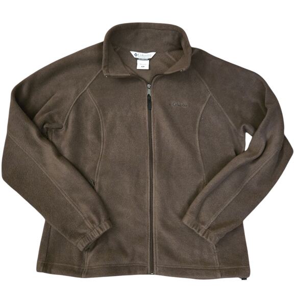 Columbia Sportswear Company RN 69724 Women's Zip Up Brown Fleece Jacket Size XL - Picture 1 of 1
